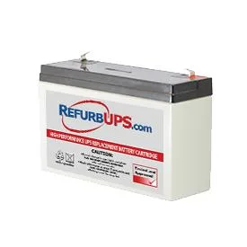 Single 6 V 7 Ah sealed lead-acid battery with T1 terminals in a cartridge kit