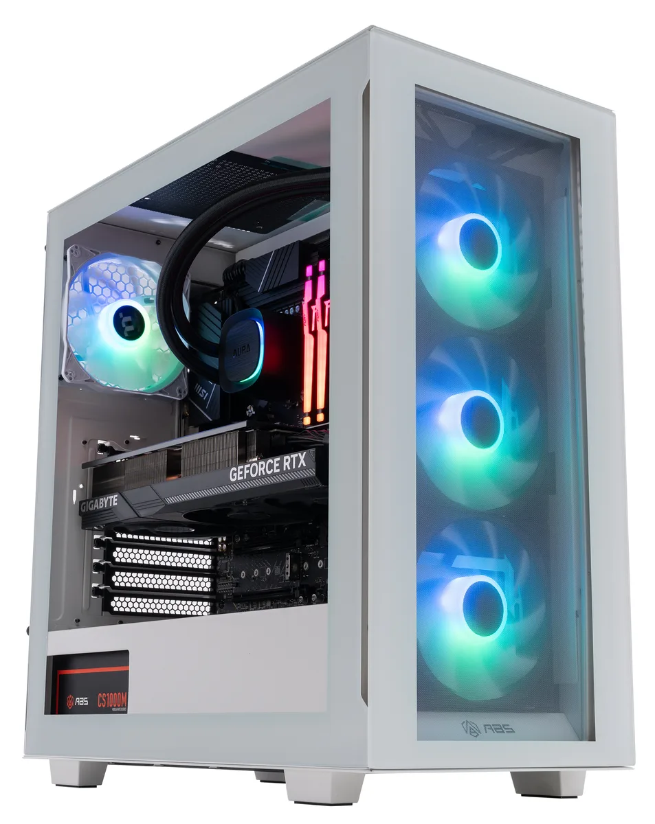 ABS ABS TA14900KF4080S2 Tempest Aqua gaming PC i9-14900KF RTX 4080 Super 32GB DDR5 2TB NVMe — product photo