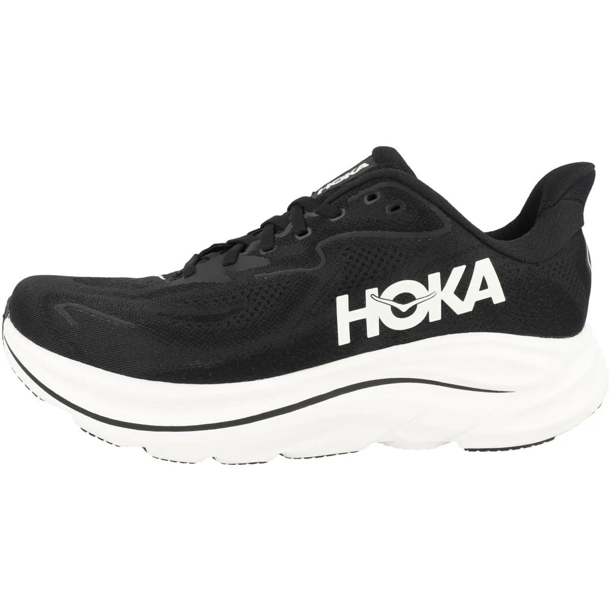 HOKA HOKA Clifton 10 Sneaker Black/White 9.5 — product photo