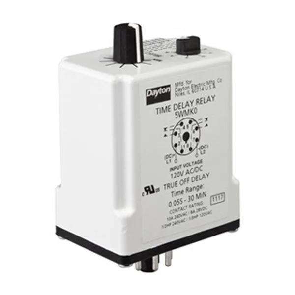 Dayton Dayton 5WMK2 Off Delay Relay 24V 10A 30min — product photo