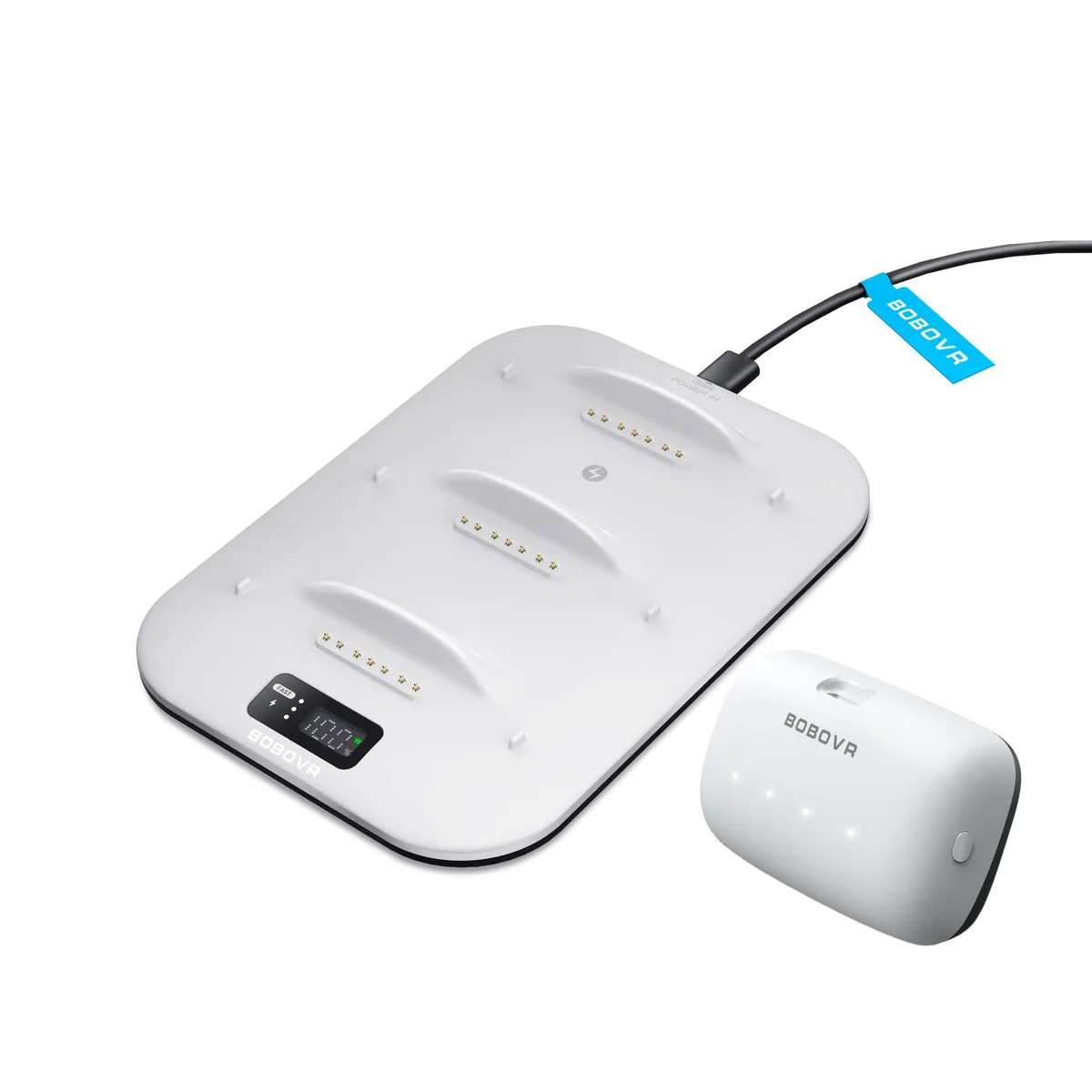 BoboVR BoboVR BD3 30W Super Charger Dock with B100 10000mAh Battery vr accessory — product photo