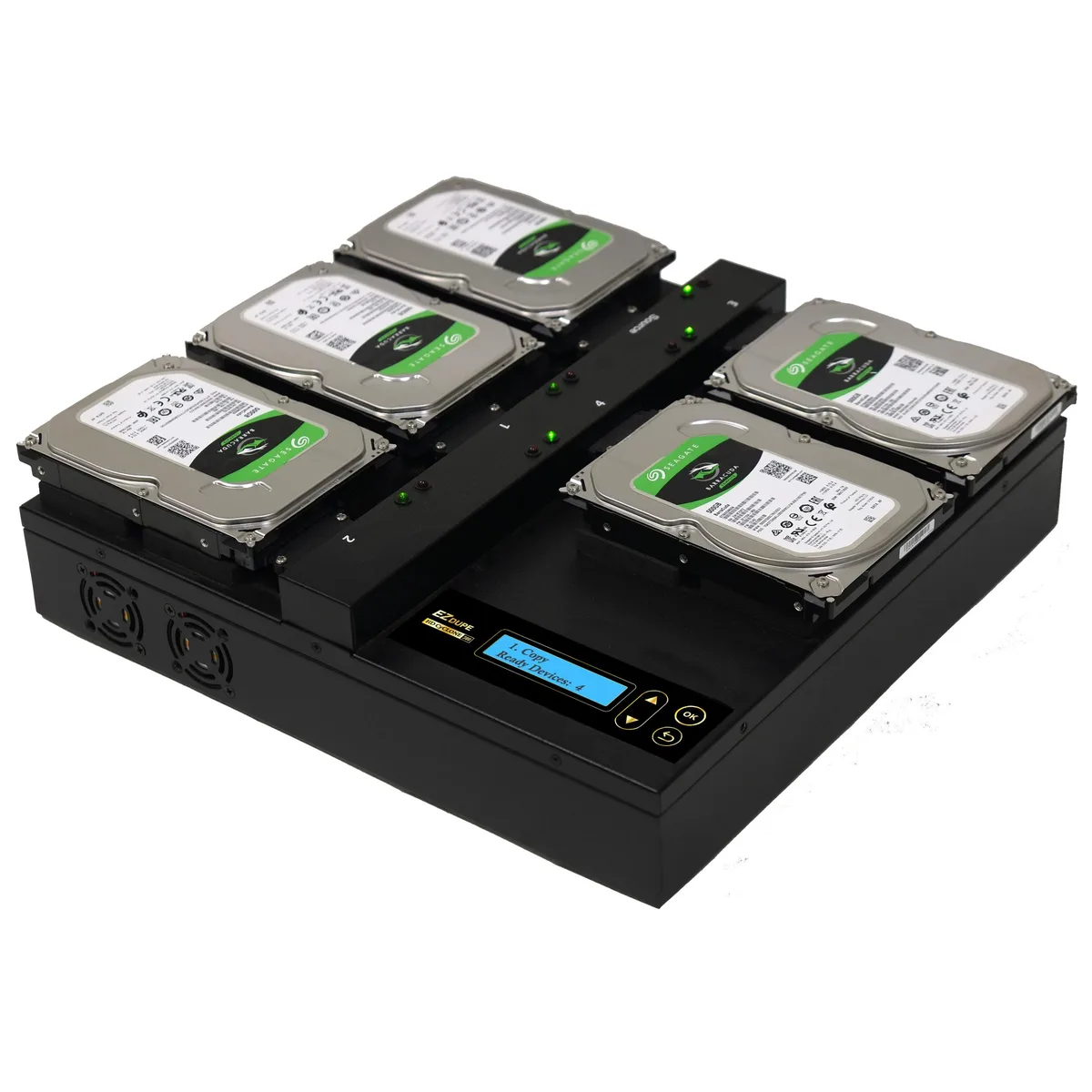 EZ Dupe, Inc. EZ Dupe HD Cyclone 600 1-to-4 SATA Duplicator 600MB/s — product photo
