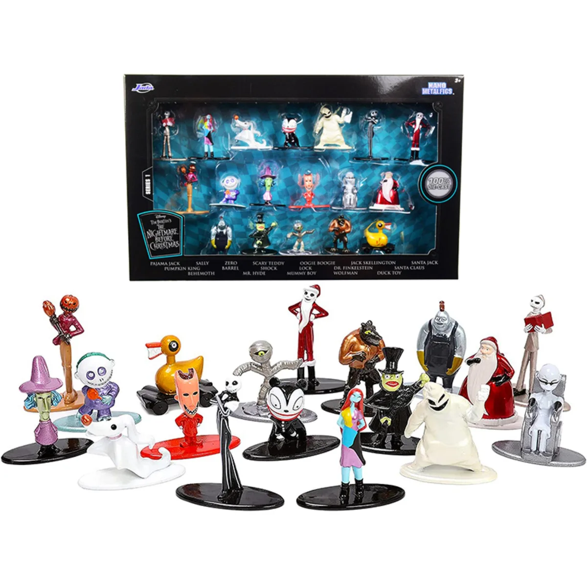 Jada Jada Nightmare Before Christmas Nano Metalfigs 18 Figurines Set — product photo