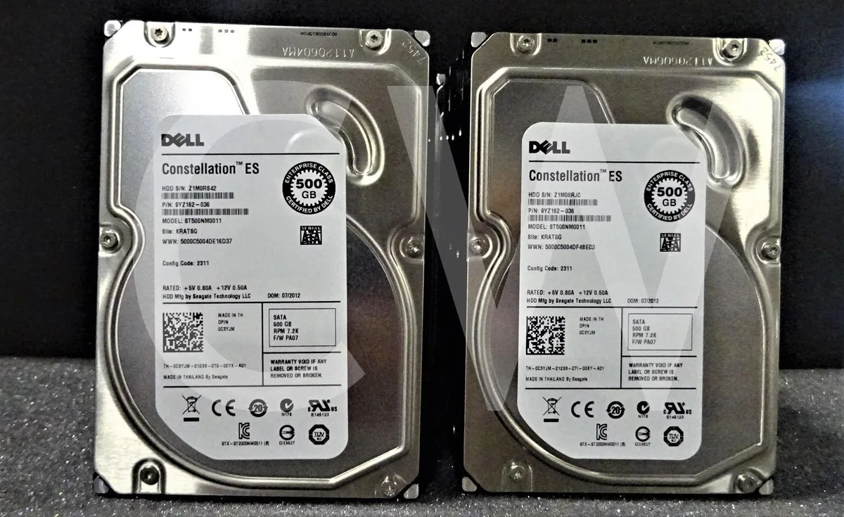 DELL DELL ST500NM0011 500GB 7200RPM 64MB 3.5" SATA internal hard drive — product photo