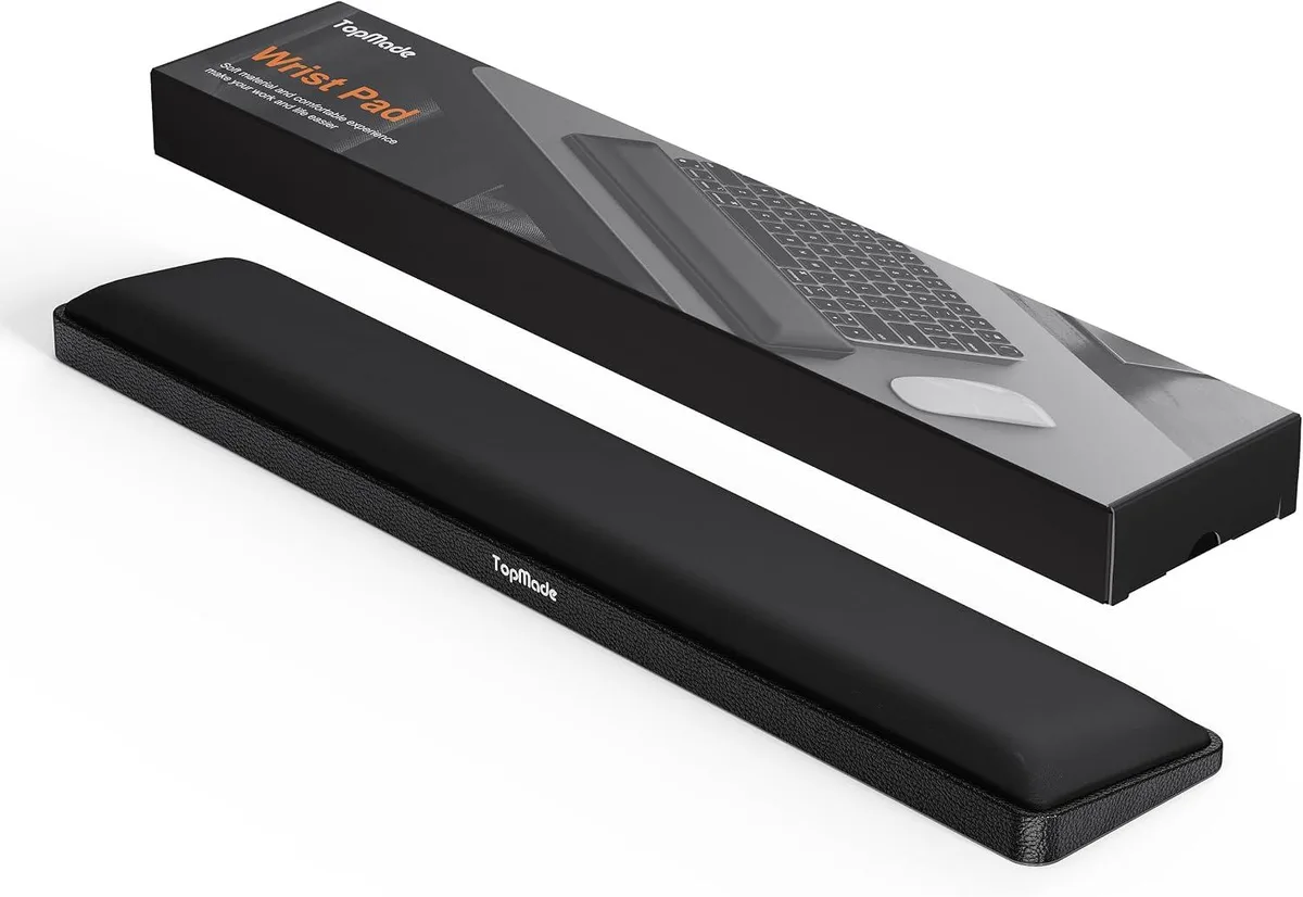 Emerson Emerson Keyboard Wrist Rest Cooling Gel Memory Foam Black — product photo
