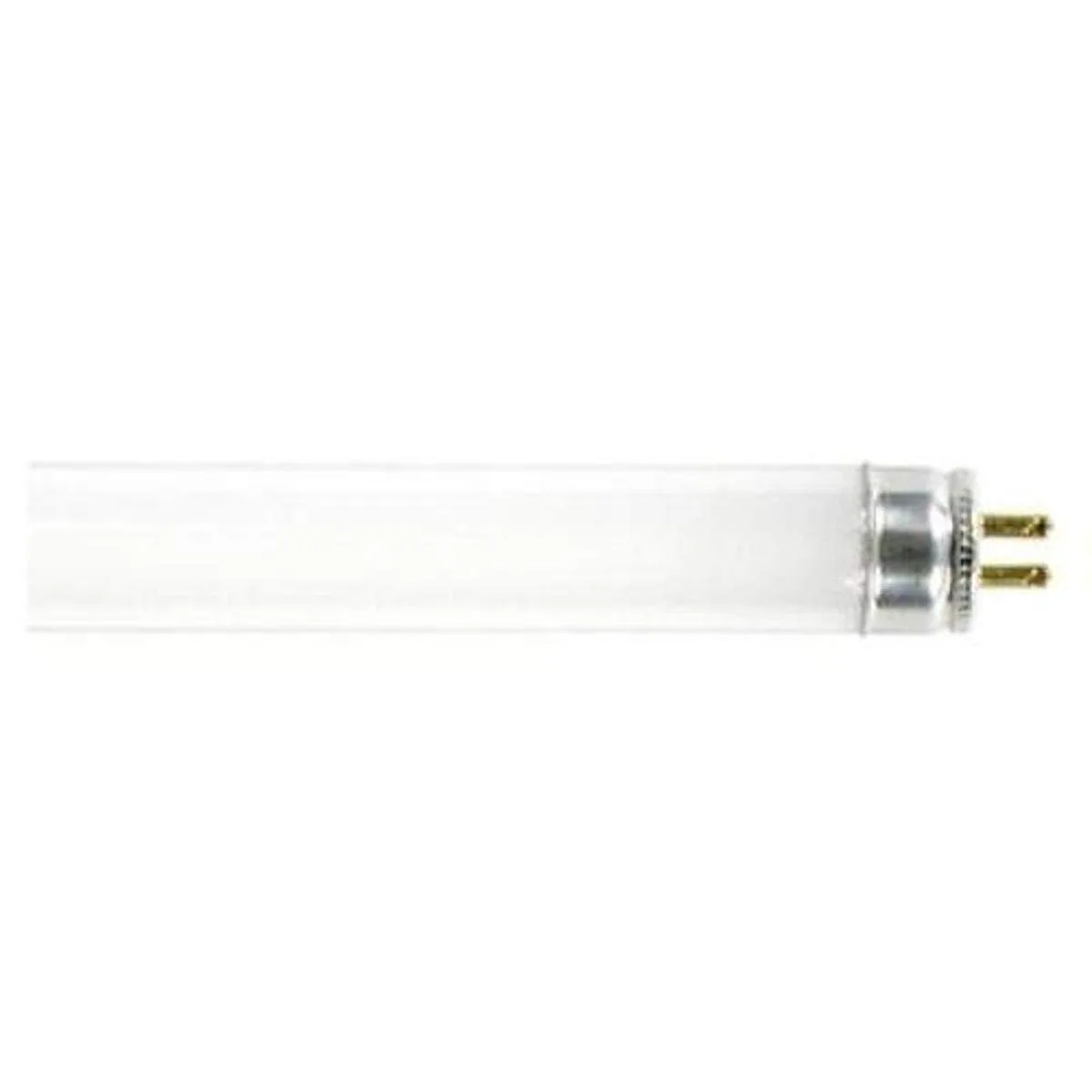 A 45.2-inch linear T5 fluorescent tube with .6-inch diameter and miniature bi-pin base