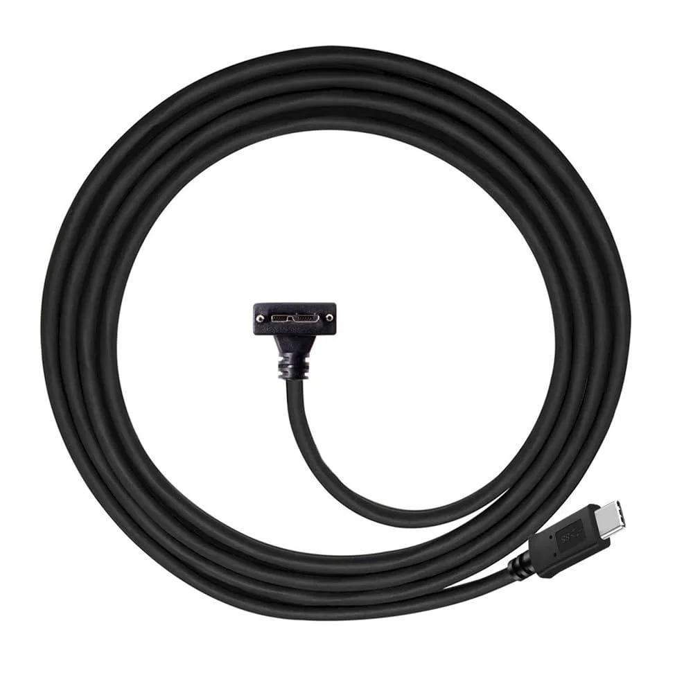Fervit Fervit USB-C to Micro USB 3.0 Screw Mount Up Angled Cable 5Gbps — product photo