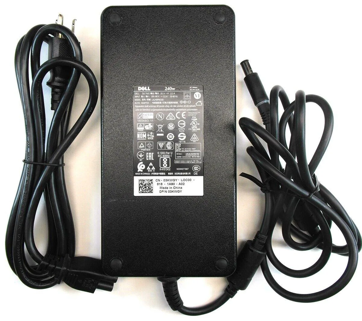 DELL DELL 03KWGY 19.5V 240W Power Adapter — product photo