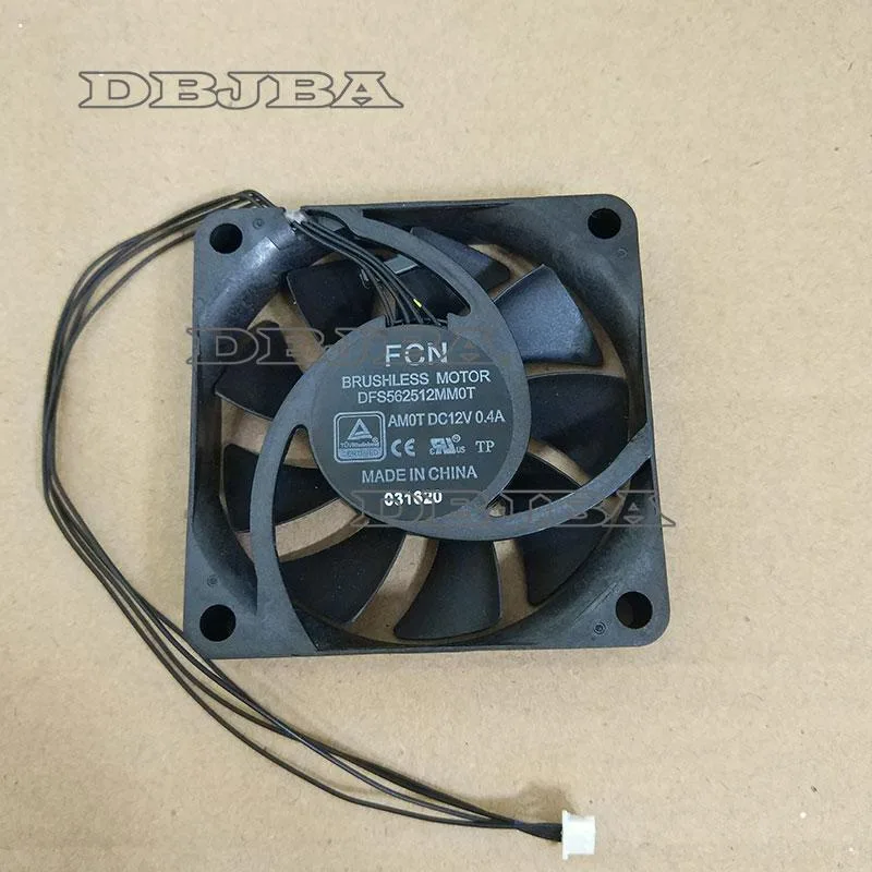 DBTLAP laptop cooling fan DFS562512MM0T 12V .4A 4-wire AM0T