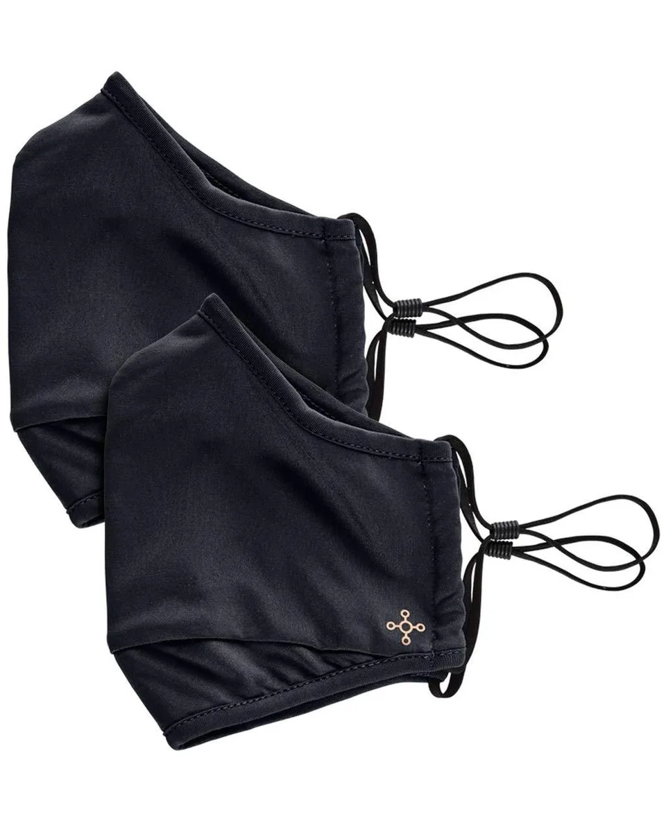  Tommie Copper Community Wear Face Masks 2-Pack Black — product photo