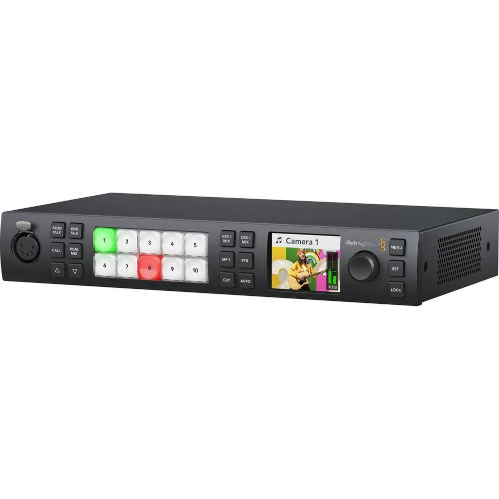 Blackmagic Design ATEM 2 M/E Constellation HD live production switcher in 1 RU rackmount chassis