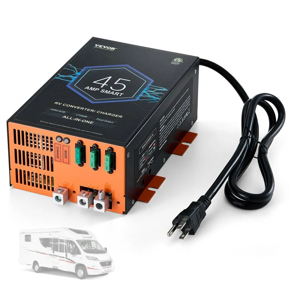 VEVOR VEVOR GS800RV-45 45A RV Power Converter 120V AC to 12V DC — product photo