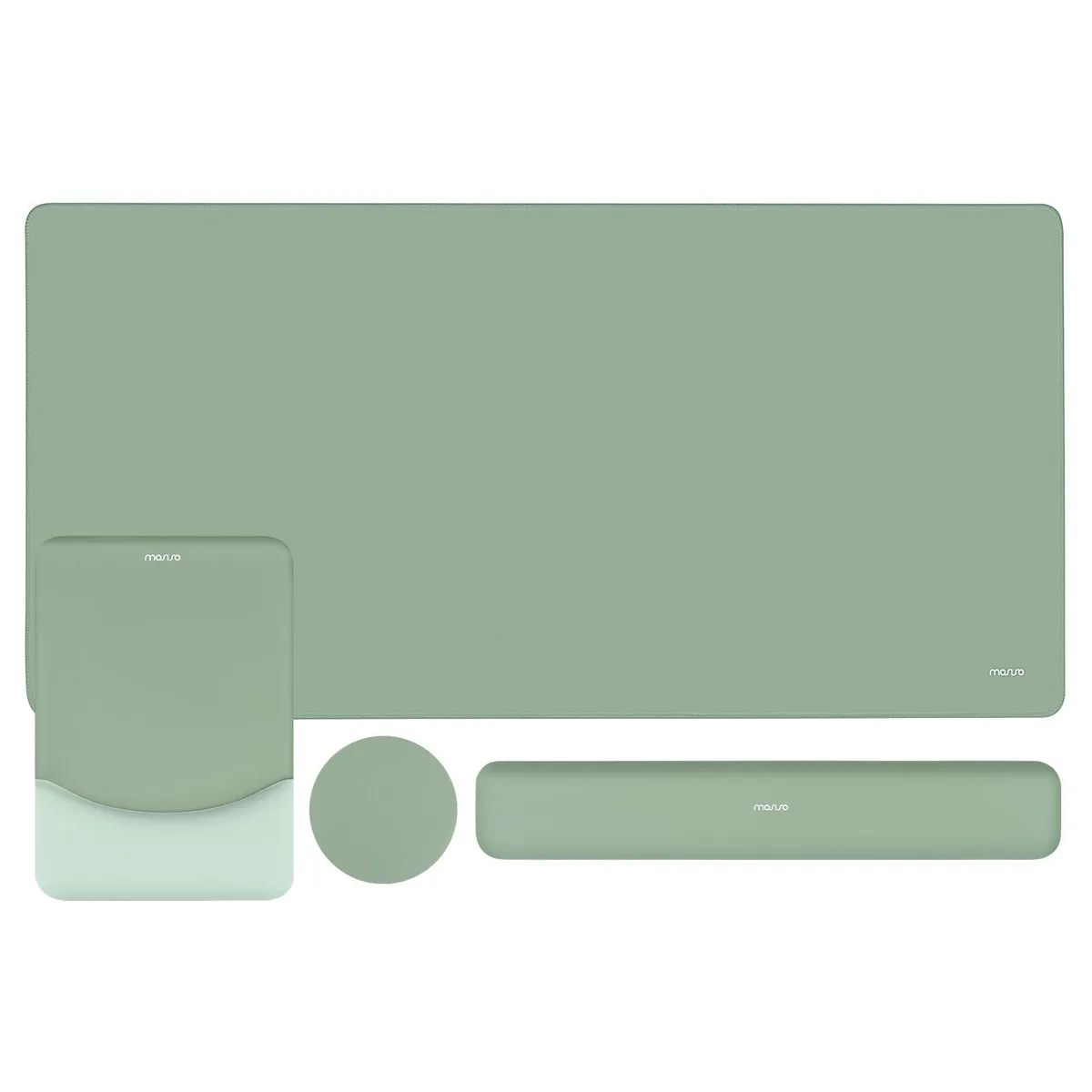  Keychron Mouse Pad &amp; Keyboard Accessories Set Antique Green 35.43 x 15.75 inch — product photo
