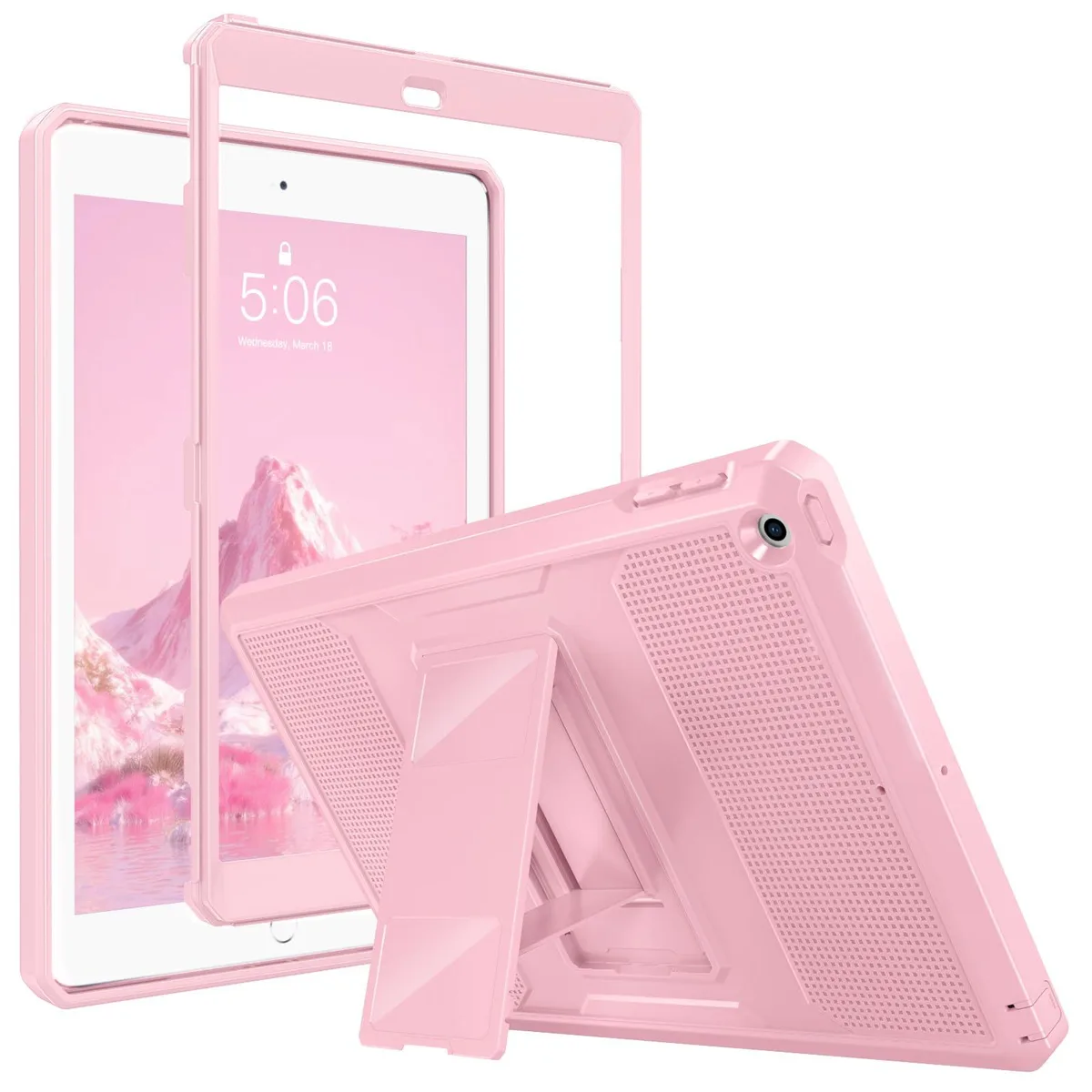  MoKo P782301318243 Shockproof Case for iPad 9.7 2018/2017 Light Pink — product photo