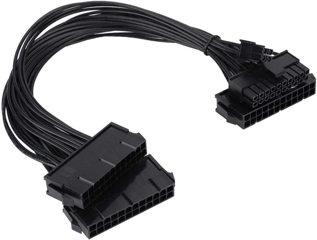 myVolts myVolts Dual PSU Adapter 24pin 20+4 85cm — product photo