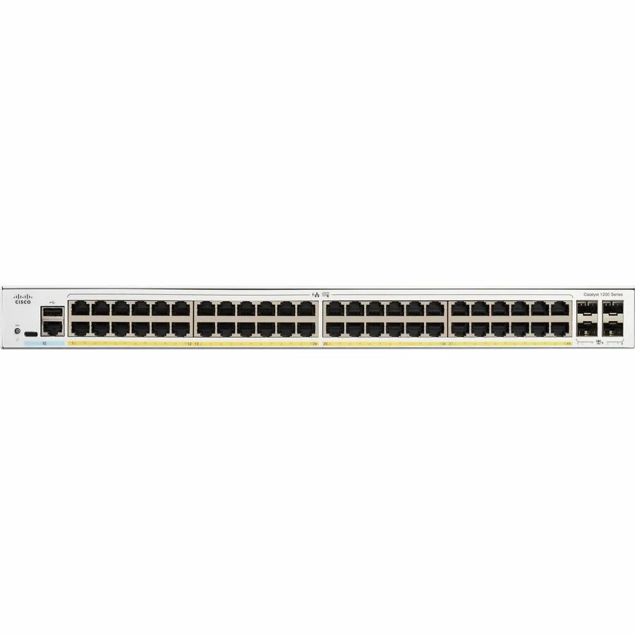Cisco Systems, Inc. Cisco Systems, Inc. C1200-48P-4X network switch 48-port PoE+ 4x 10G SFP+ Layer 3 — product photo