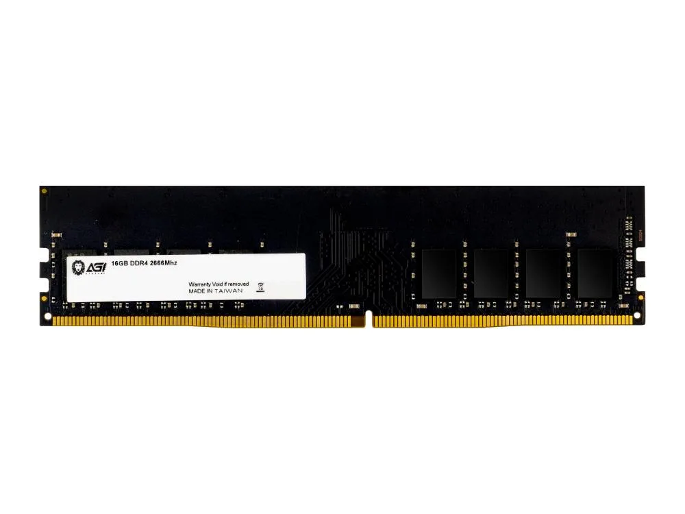 AGI AGI UD138 16GB DDR4 UDIMM 2666MHz CL19 1.2V 288-pin desktop RAM — product photo