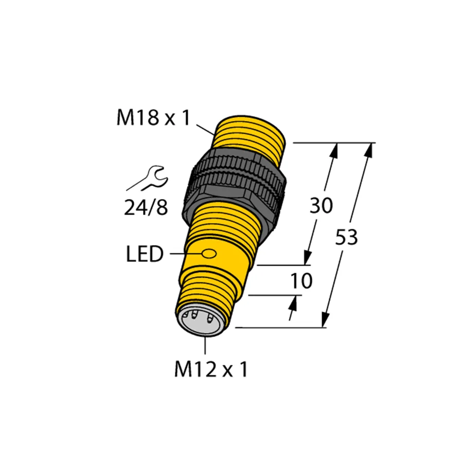 Turck Turck NI8-S18-AP6X-H1141 46526 Inductive Sensor PNP M18x1 — product photo