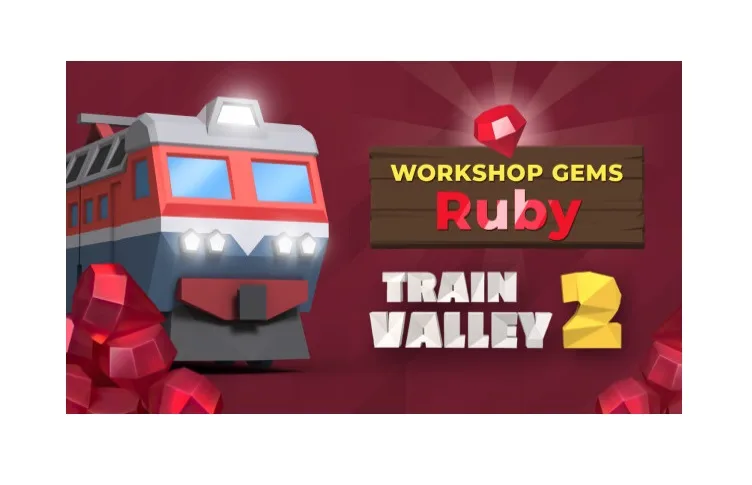 META Publishing META Publishing 76027 Train Valley 2 Workshop Gems Ruby downloadable game — product photo