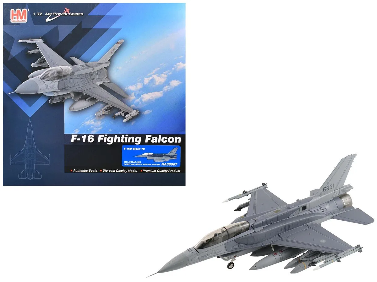 Hobby Master Hobby Master F-16D Block 70 6831 1/72 Diecast 2025 — product photo