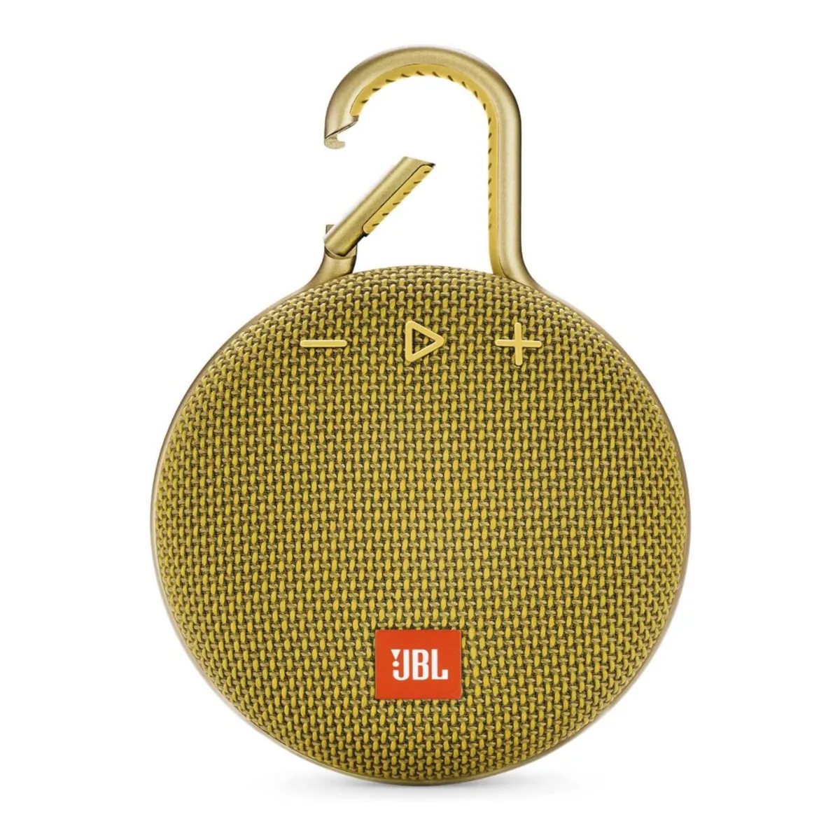  JBL Clip 3 Yellow Portable Bluetooth Speaker — product photo