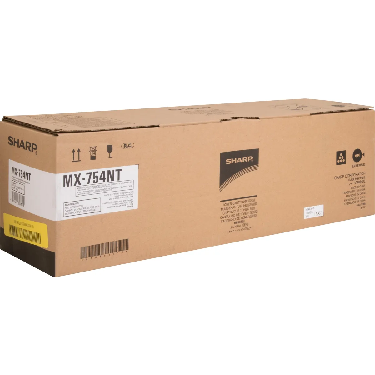 Sharp Sharp SHRMX754NT toner cartridge black 83000 pages — product photo