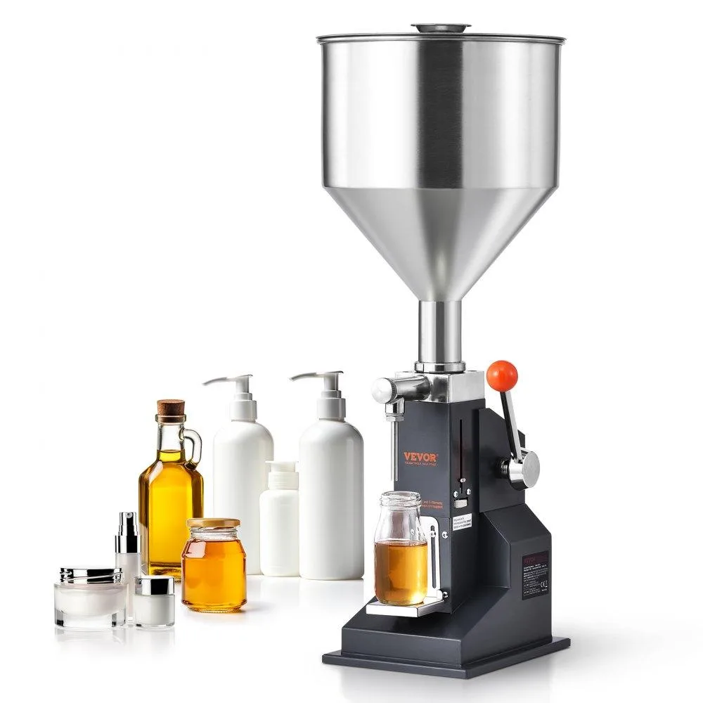 VEVOR VEVOR Manual Paste Liquid Filling Machine 5-50ml 10L Hopper 304 Stainless Steel — product photo