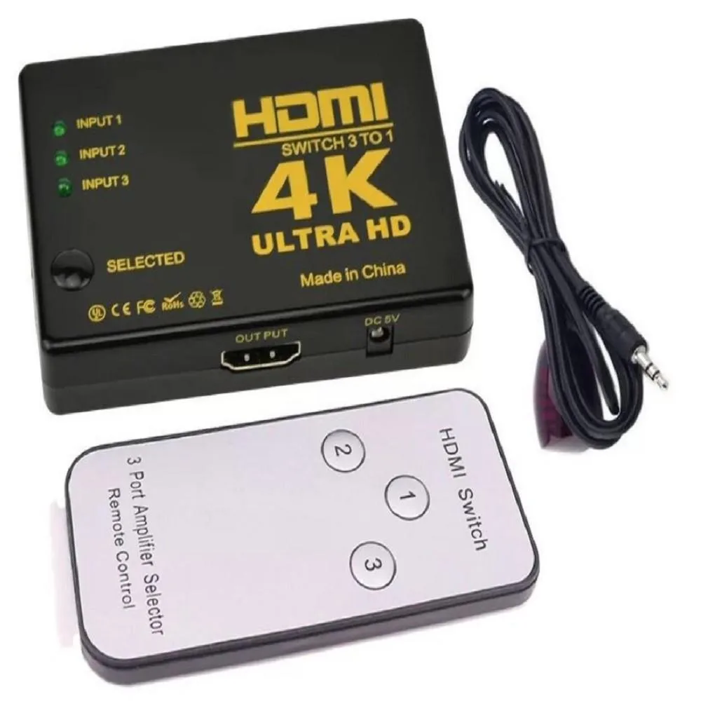 Redpepper Redpepper HDMI Switch 3×1 4K@30Hz 1080p 1.4b 3.4G — product photo