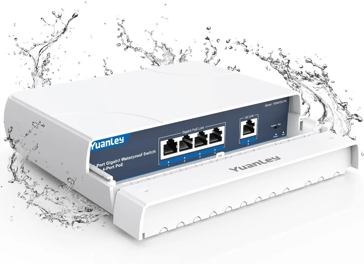 BFKK BFKK 4-Port Gigabit PoE Switch 78W IP65 VLAN — product photo