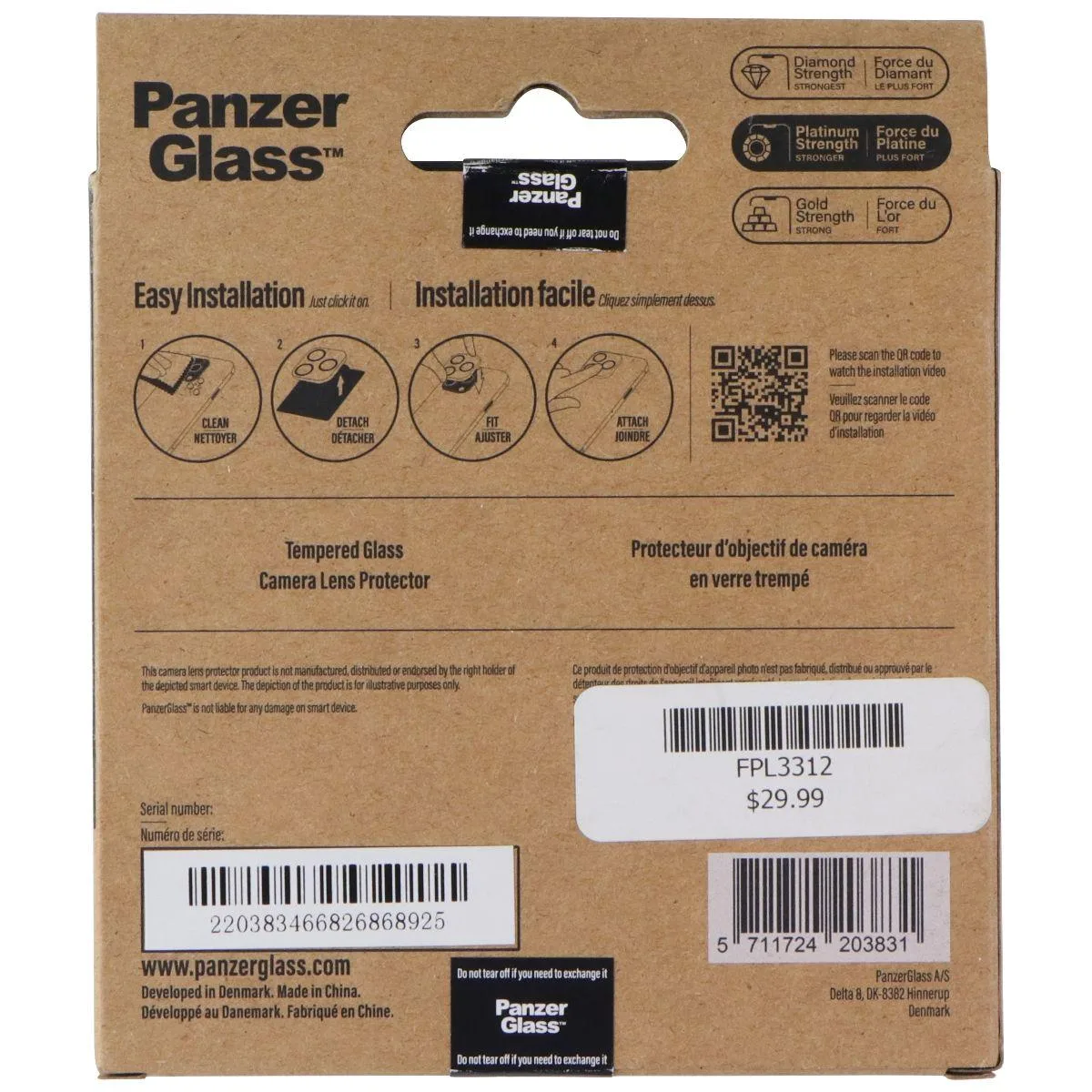 PanzerGlass PanzerGlass PicturePerfect Camera Lens Cover for iPhone 13 / 13 mini — product photo