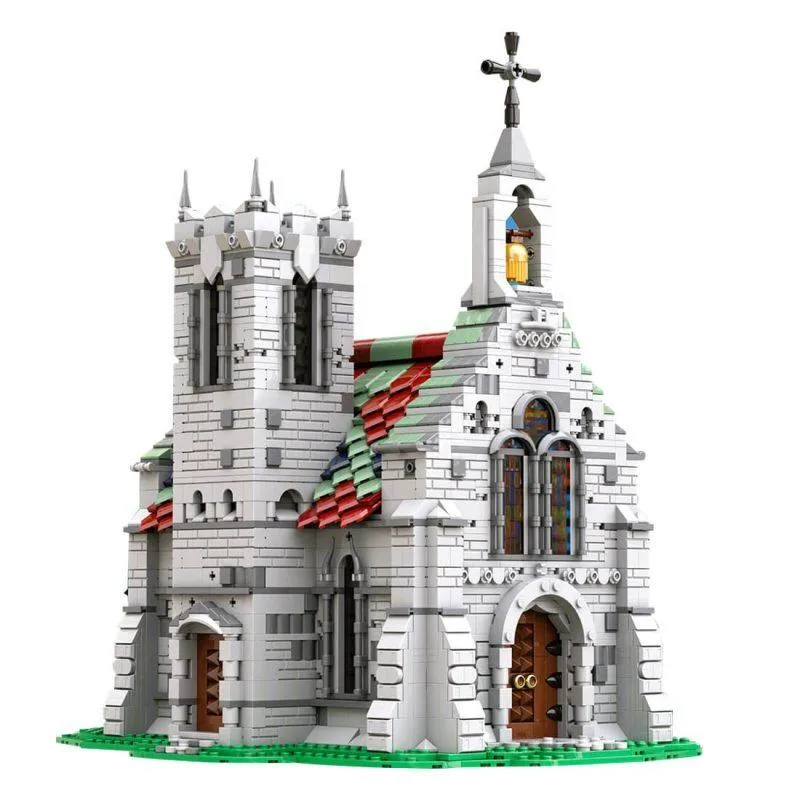 ZITIANYOUBUILD ZITIANYOUBUILD MOC-198172 Medieval Old Church Building Blocks Set 2496PCS — product photo