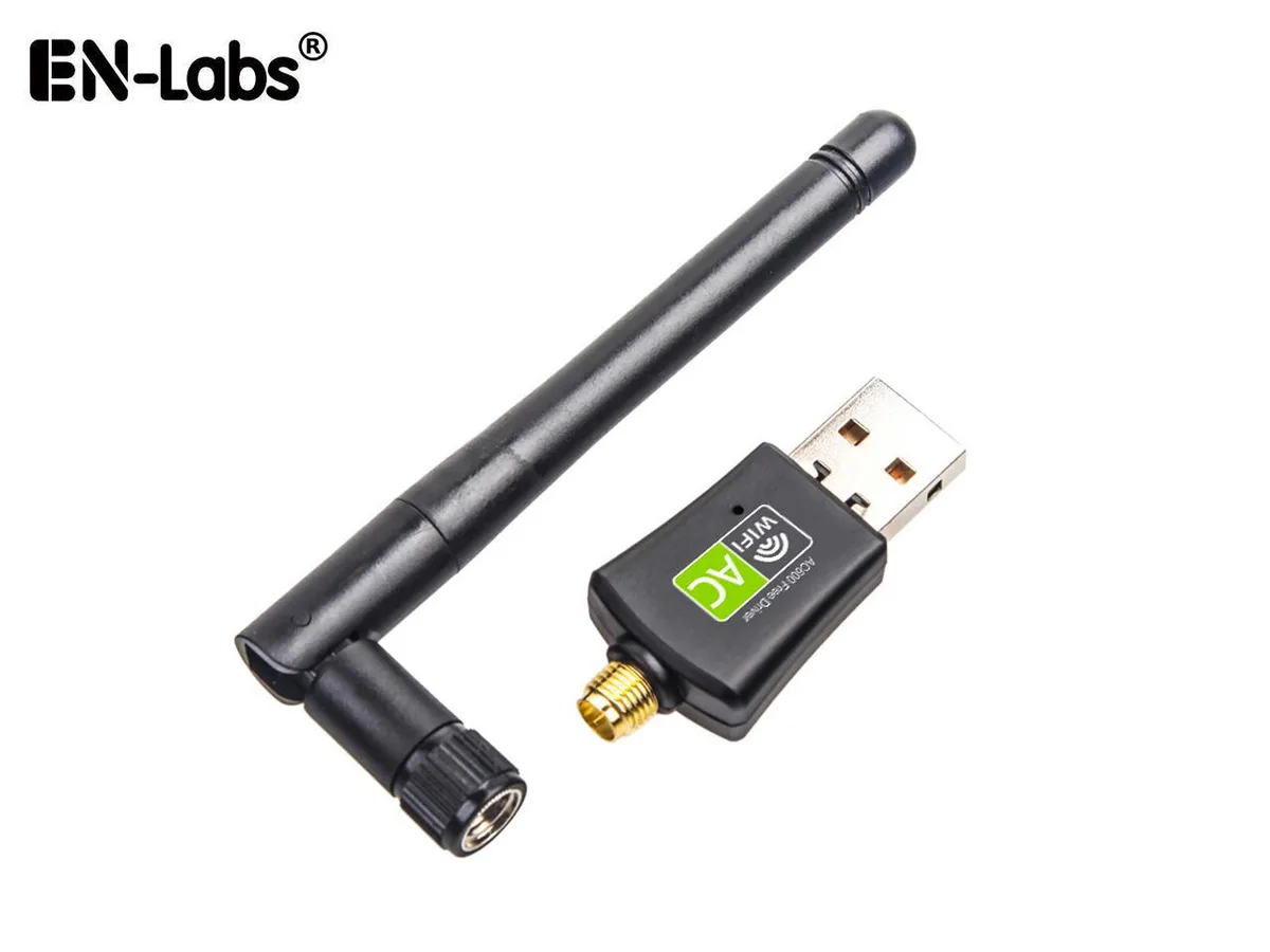 EN-Labs EN-Labs RTL8811CU 600Mbps Dual Band USB WiFi Adapter with 2dBi Antenna — product photo
