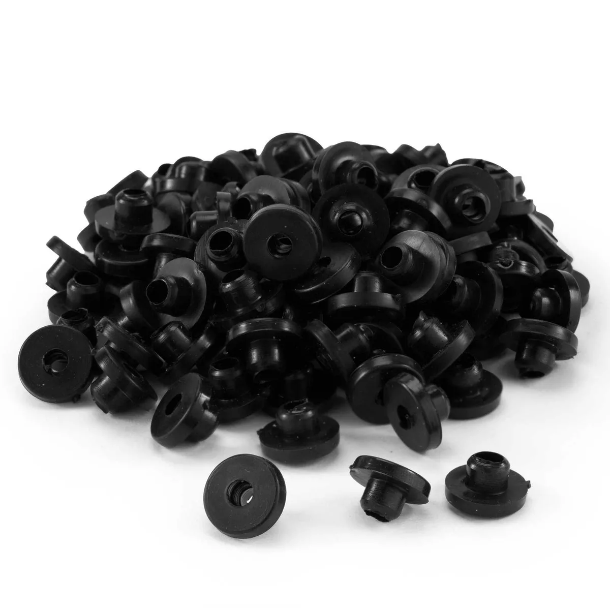 Afterlife Custom Irons Afterlife Custom Irons Tattoo Machine Rubber Nipple Half Grommets 100 pcs — product photo