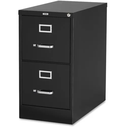 Lorell Lorell 60653 2-Drawer Vertical File Cabinet 15x25x28 Black — product photo