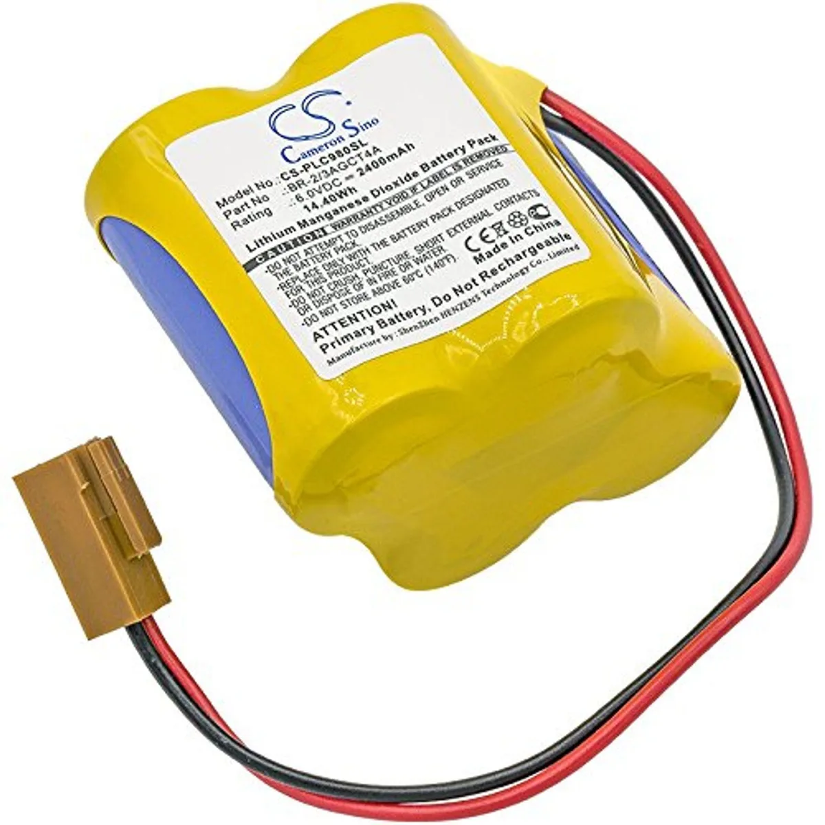  Cameron Sino 2400mAh 6.0V Battery for GE A98L-0031-0025 — product photo
