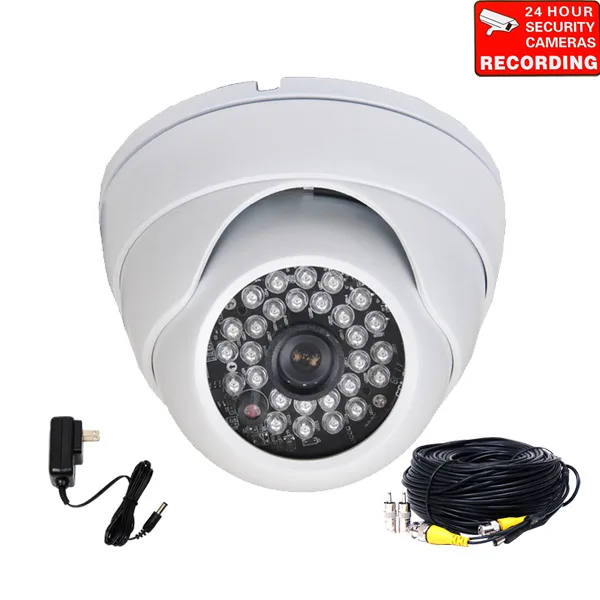 VideoSecu VideoSecu VD3HWKCB 700TVL 28 IR LED 3.6mm Dome CCTV Camera — product photo