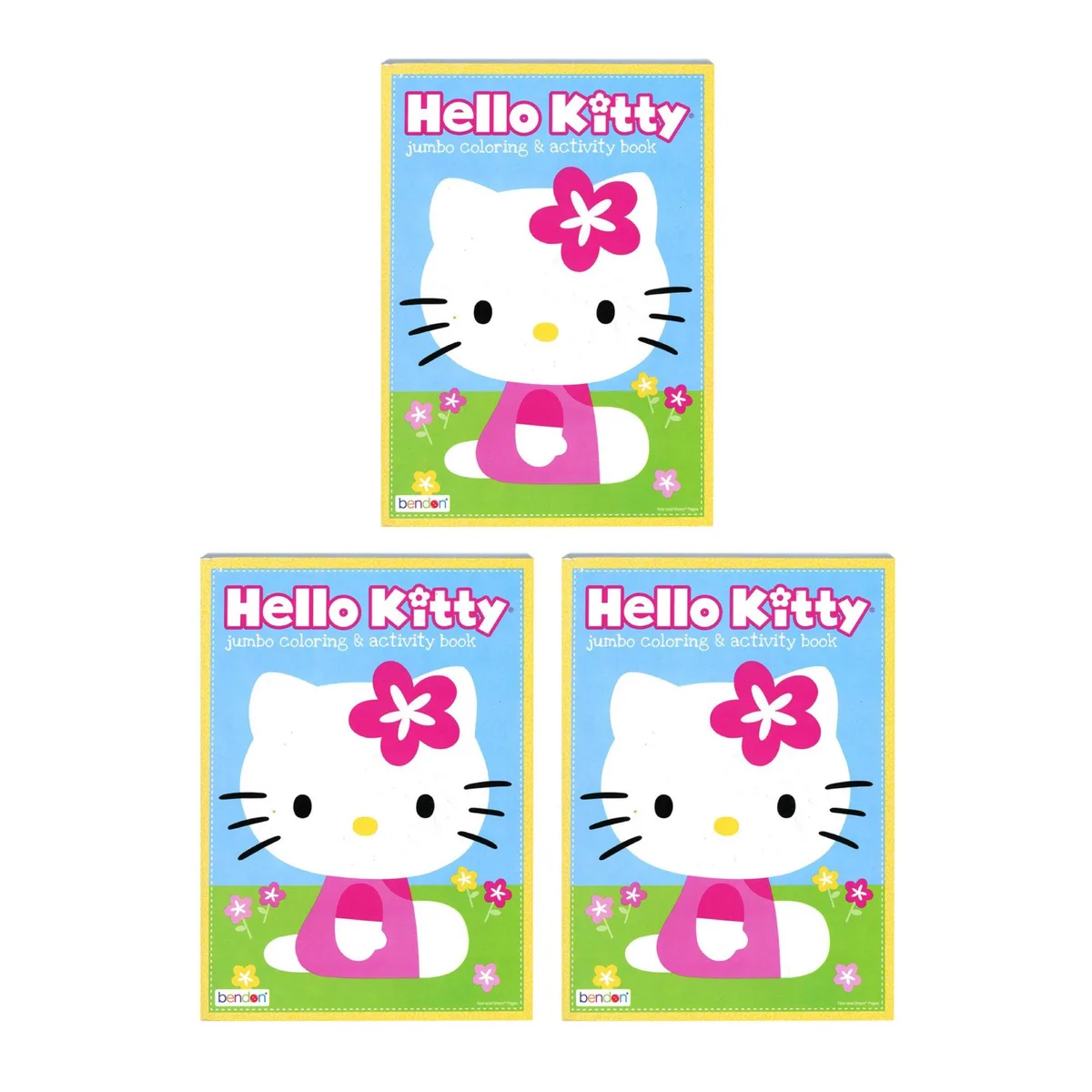Hello Kitty Hello Kitty &amp; Friends Jumbo Coloring &amp; Activity Book Pack of 3 — product photo