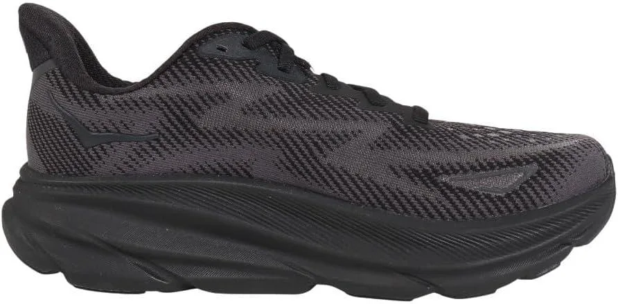 HOKA HOKA Clifton 9 Running Shoes Black Size 12 — product photo