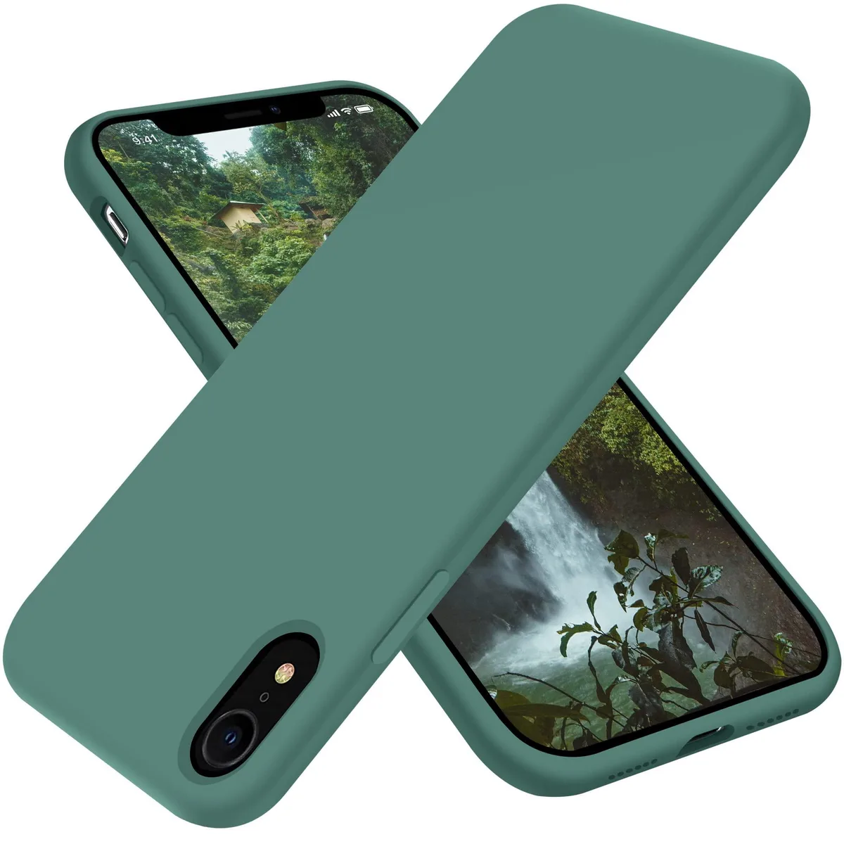  OTOFLY iPhone XR Case 6.1 inch Pine Green KZ-02 — product photo