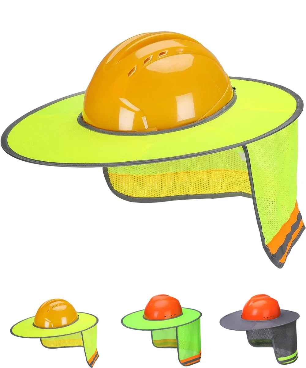 UNCO Hard Hat Sun Shield Black Mesh Full Standard Brim — product photo