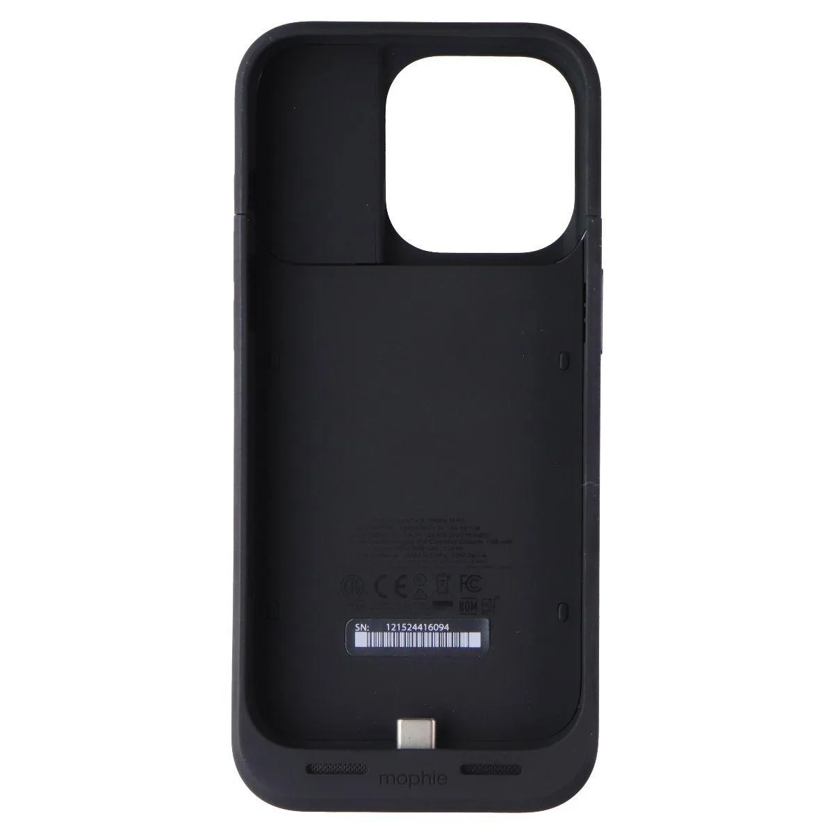 Mophie Mophie Juice Pack Battery Case for iPhone 15 Pro Black — product photo