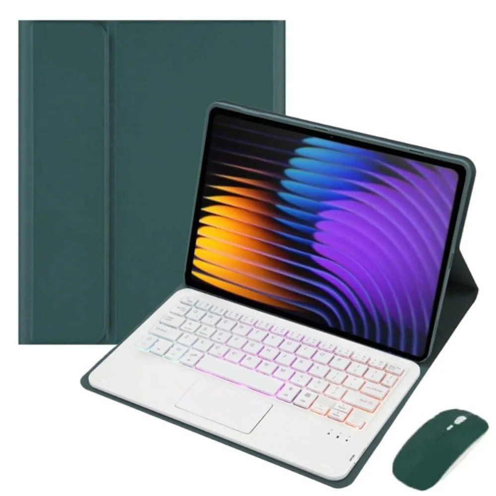 Timoom Timoom Green 11.2" Keyboard Case with 78-Key BT Keyboard &amp; 2.4G Mouse — product photo