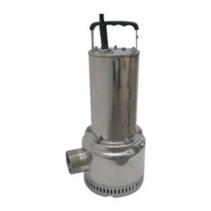 Stainless steel utility pump with 1 1/4 inch discharge outlet