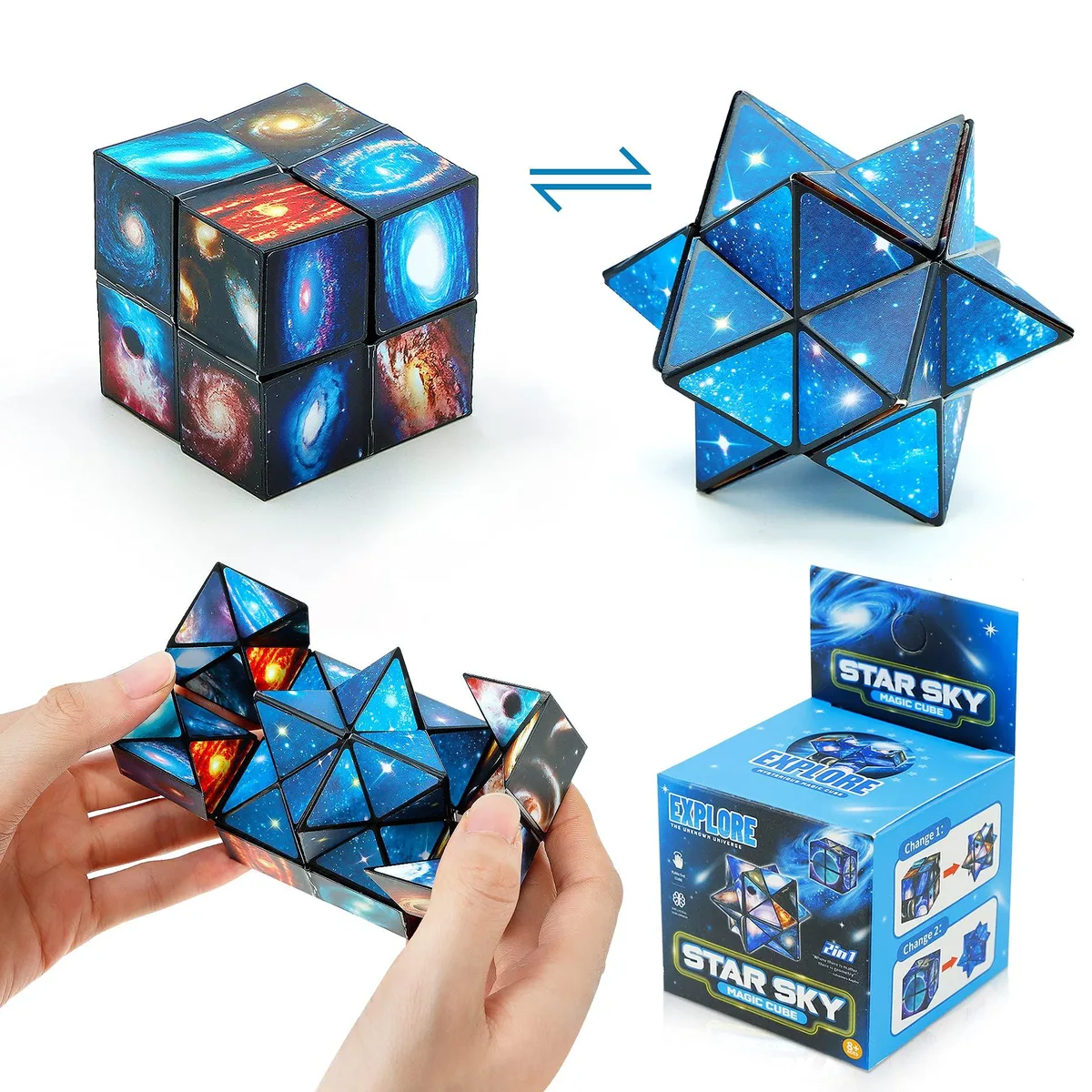 Star Cube Vcall 2 in 1 Combo Toy Star Smooth Surface — product photo