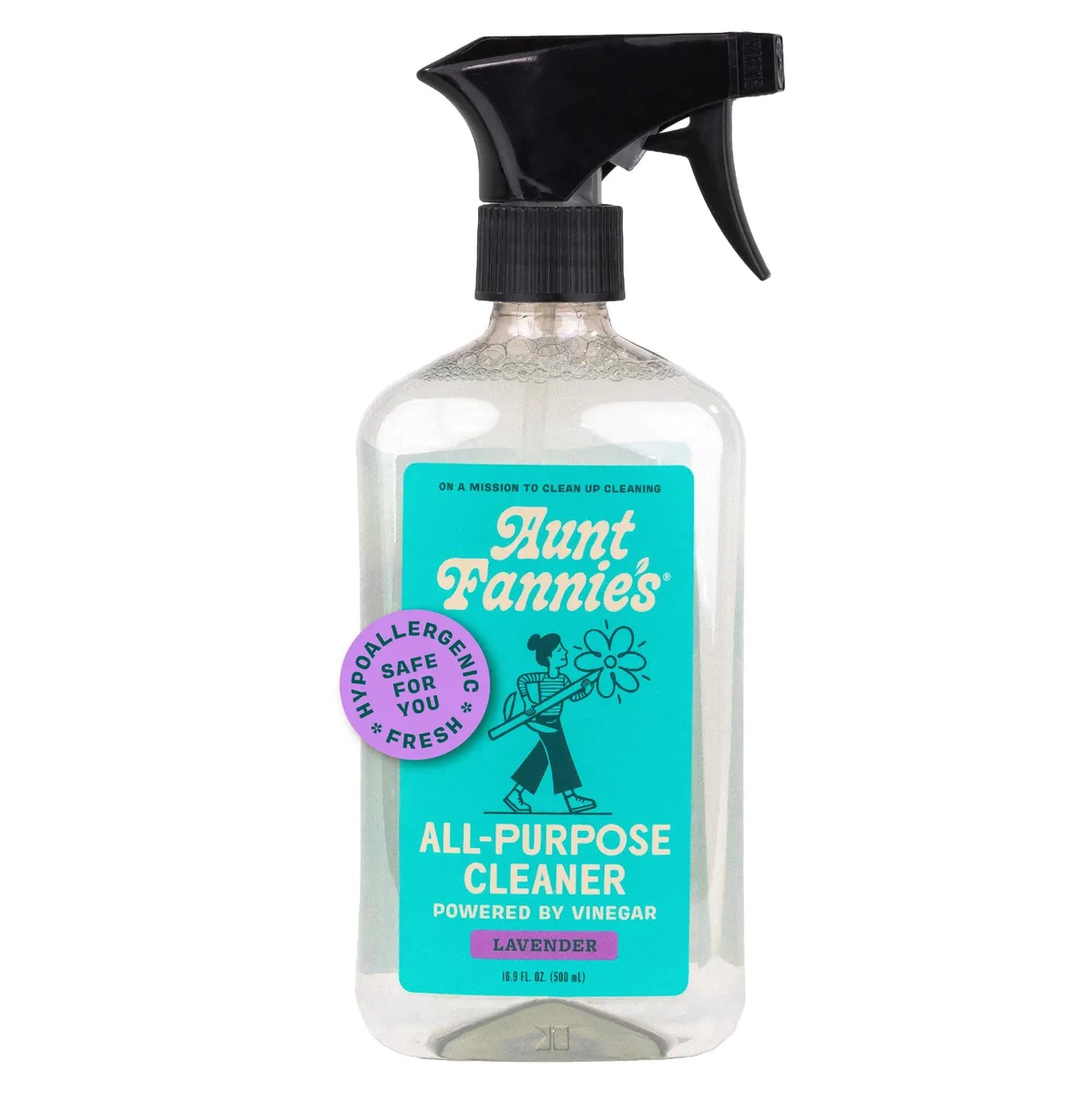 Metra VCR-1701-AL all-purpose cleaner spray bottle, white finish, lavender scent