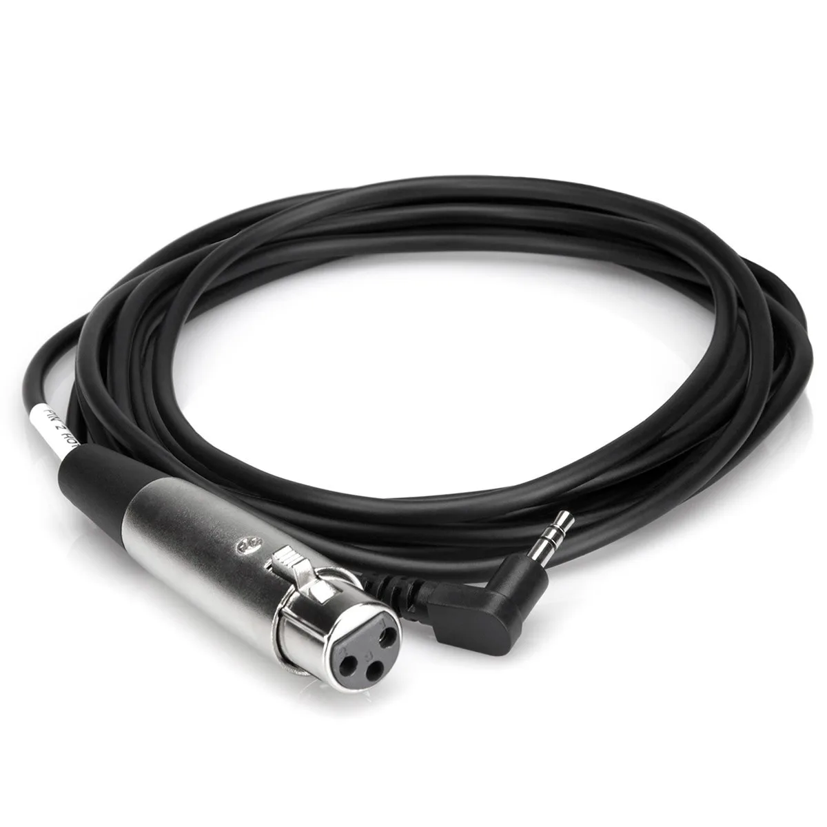 Hosa Technology Hosa Technology XLR3F to Right-Angle 3.5 mm TRS Camera Cable 1 ft — product photo
