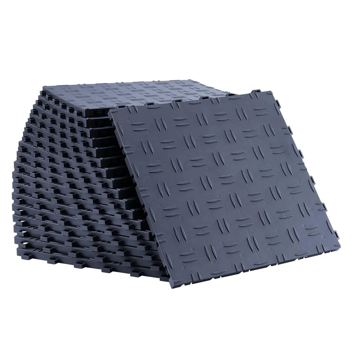 VEVOR VEVOR JQ-3050SMH Garage Tiles 12x12x.53in 50pk Graphite Gray — product photo
