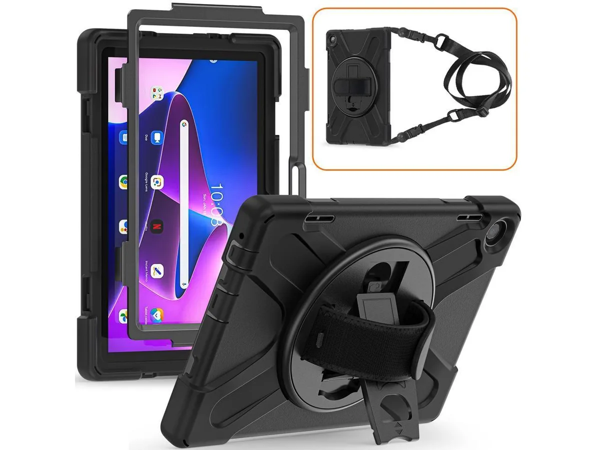 BONAEVER BONAEVER TB-328FU laptop case for Lenovo Tab M10 10.1 inch 2022 360° kickstand — product photo