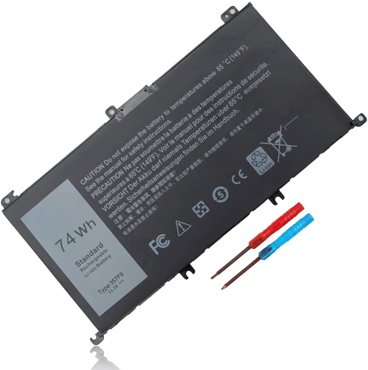 LXHY LXHY 357F9 74Wh 11.1V laptop battery — product photo