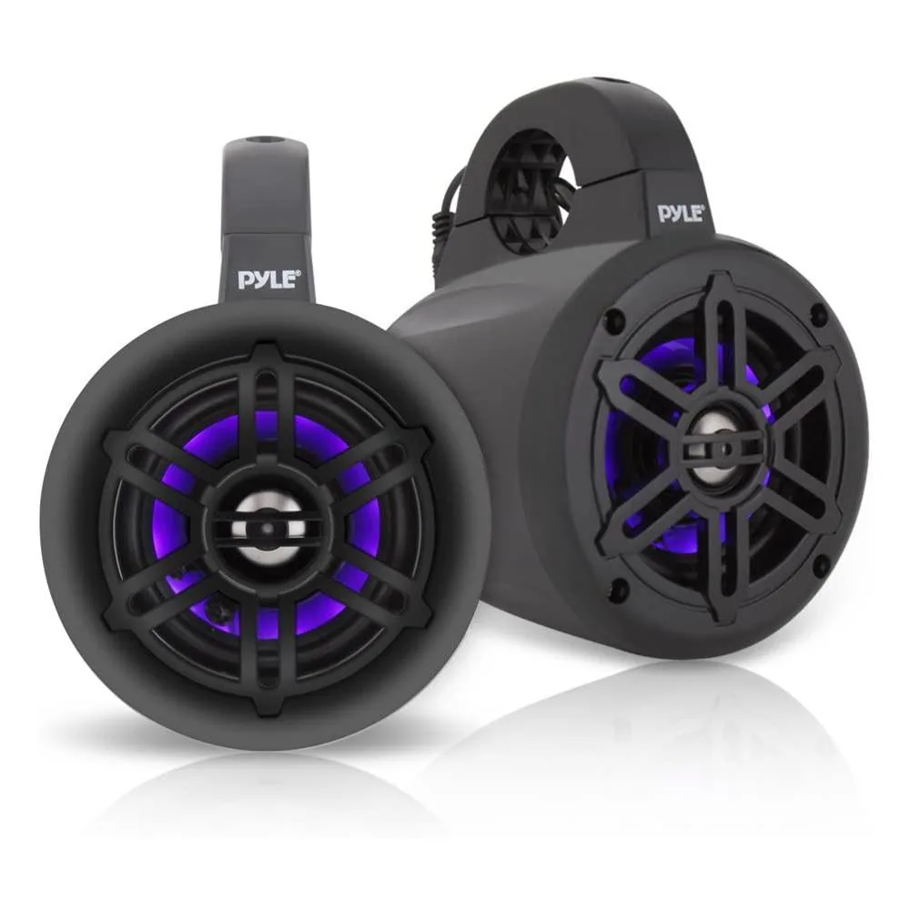 Pyle Pyle 4 Inch 300 Watt Waterproof Marine Tower Speaker Pair — product photo